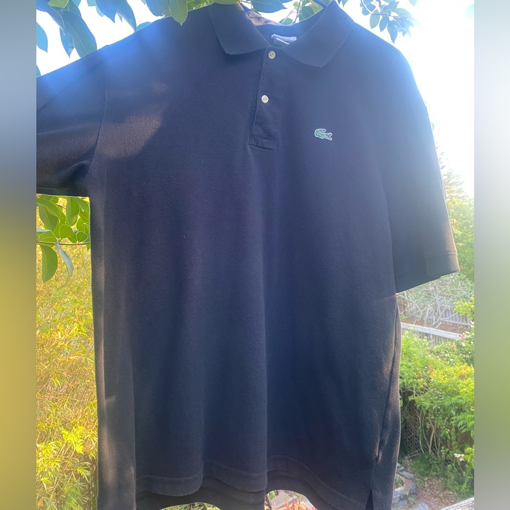 Lacoste Men's Black Polo Shirt